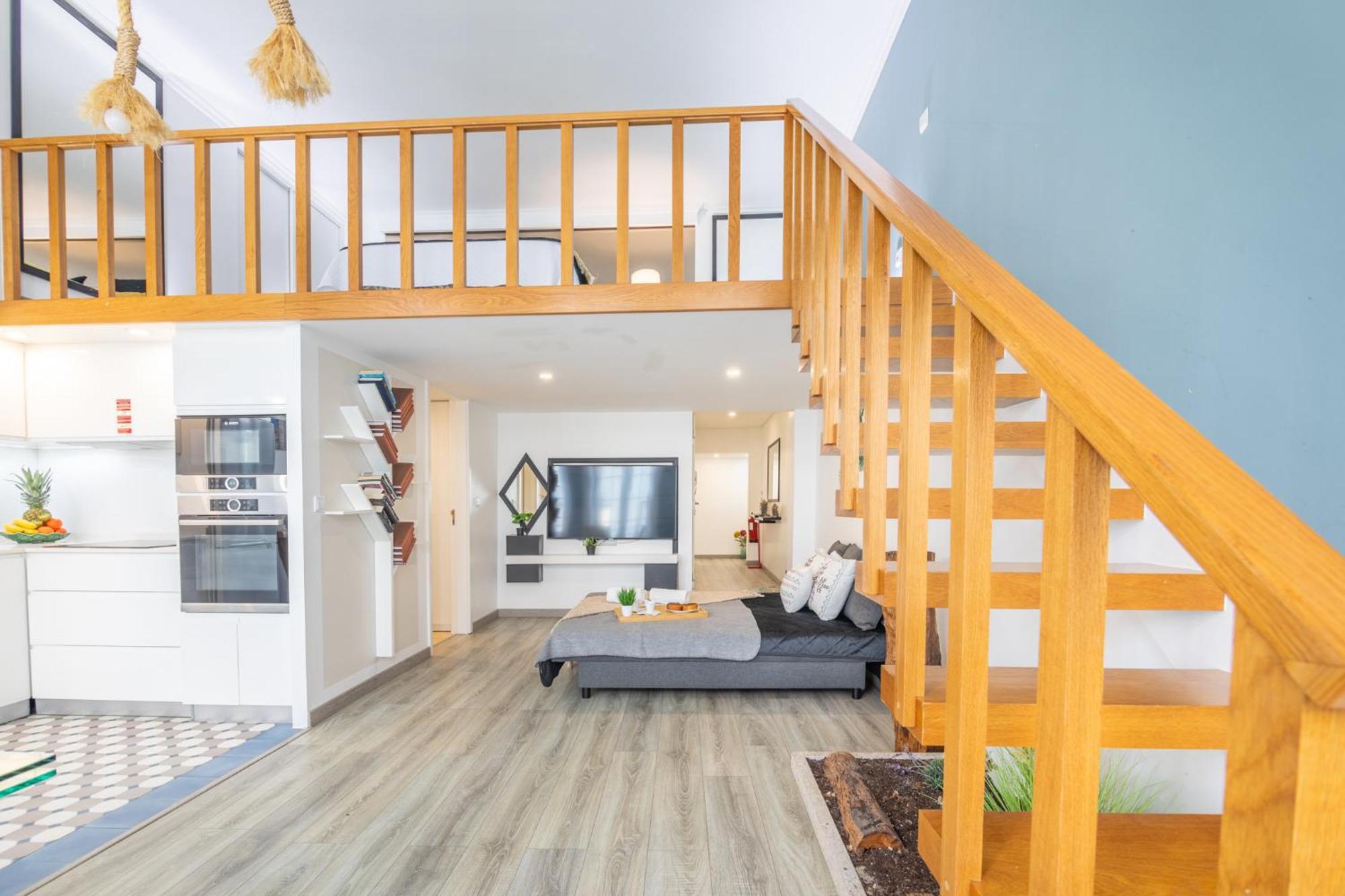 Deluxe Spacious Flats W Mezzanine By Host Wise Leilighet Porto Eksteriør bilde