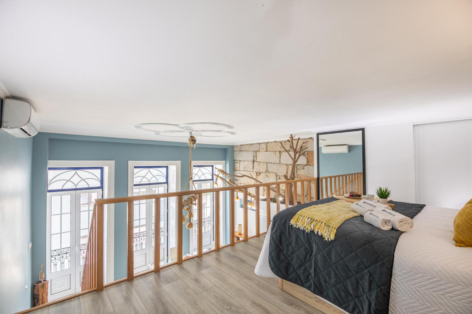 Deluxe Spacious Flats W Mezzanine By Host Wise Leilighet Porto Rom bilde